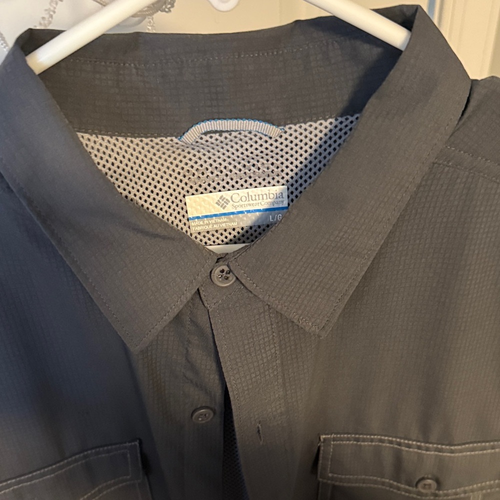 Columbia Charcoal Button-Up Shirt